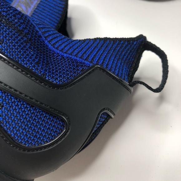 Nike Air Zoom Mariah Flyknit Racer Royal Blue Black Stretchy Sport Sneakers 13 - Picture 9 of 16